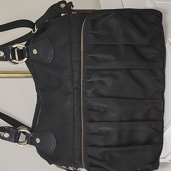 MZ WALLACE Belle Bedford Nylon Tote Handbag Medium Size Purse Zippers Black - Picture 7 of 16